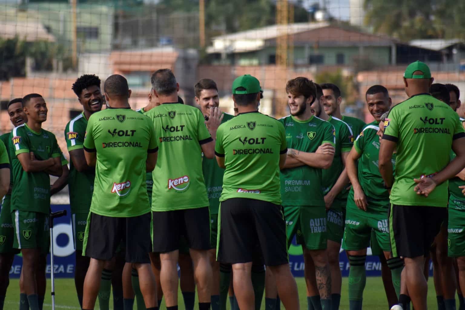 Am&eacute;rica treina parte t&aacute;tica para sequ&ecirc;ncia do Brasileir&atilde;o