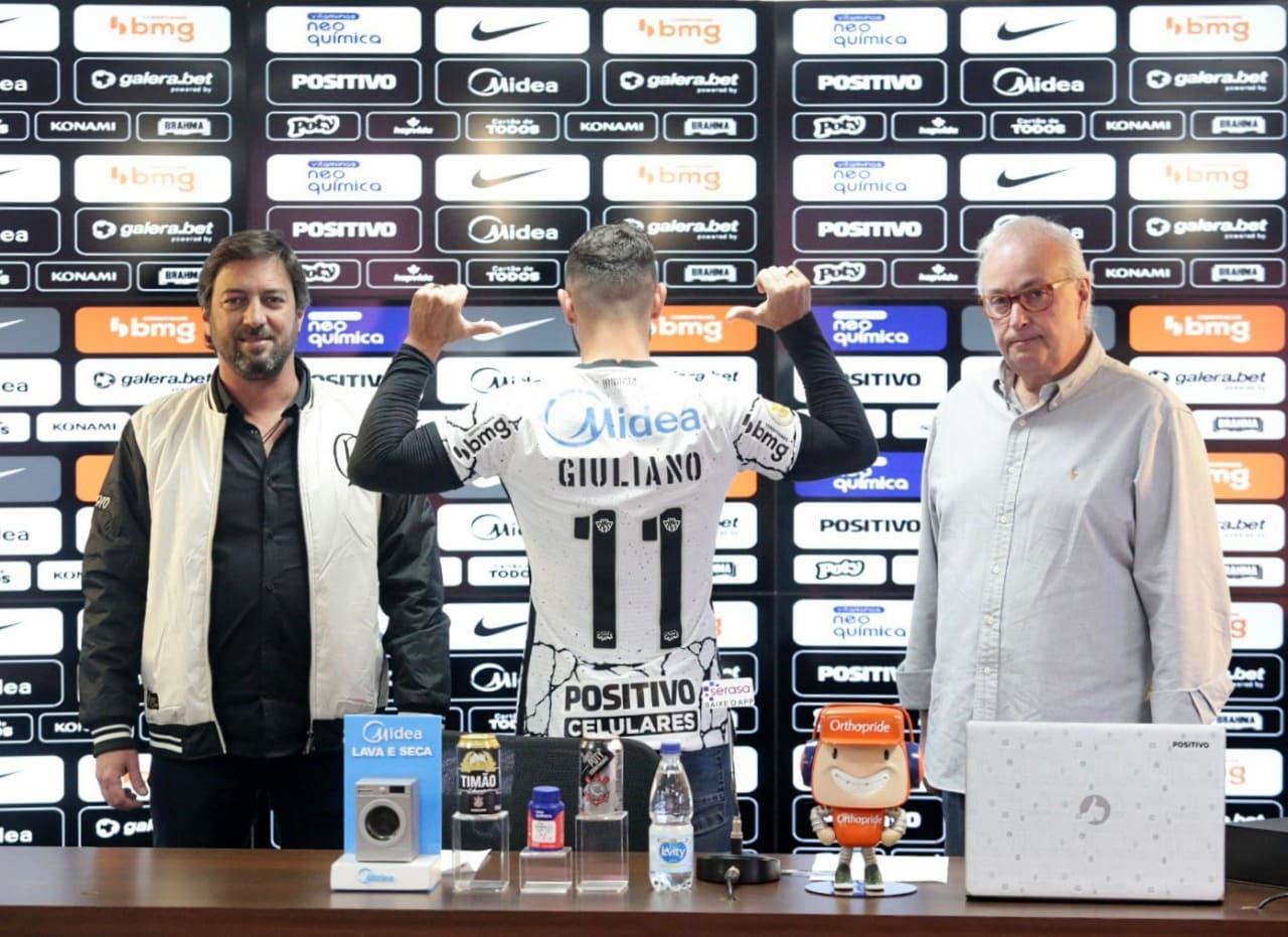 Giuliano fala que está animado para estrear pelo Corinthians: “Minha vontade é estar na partida de domingo”
