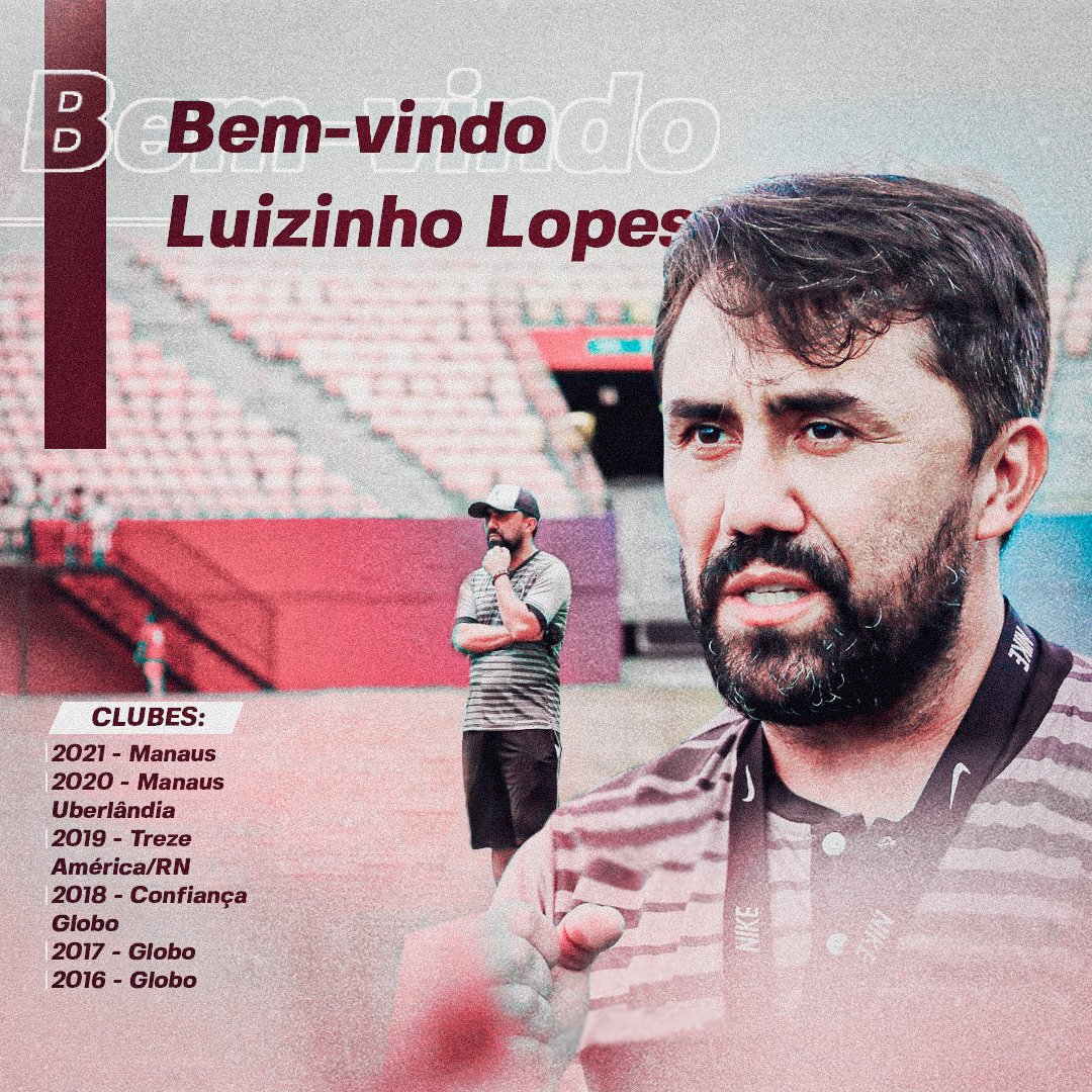 O Jacuipense anuncia Luizinho Lopes como novo t&eacute;cnico