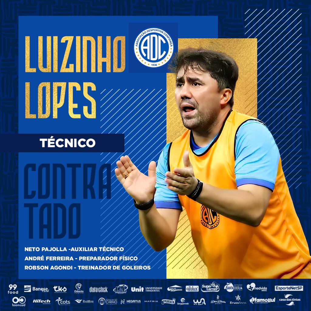 Confiança anuncia Luizinho Lopes como novo treinador