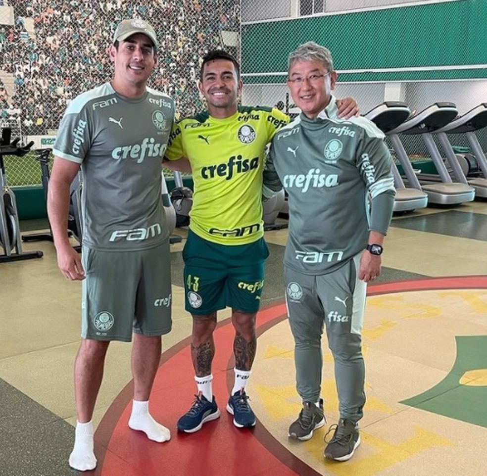 Dudu treinou enquanto elenco esteve de folga