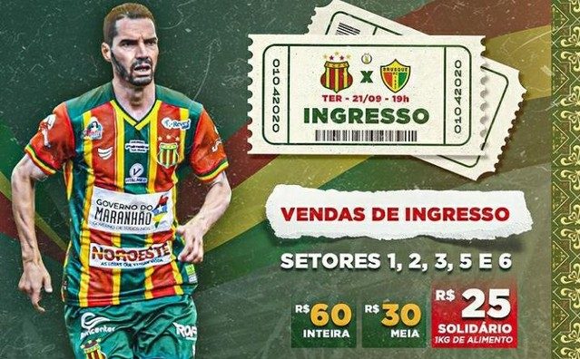 Sampaio x Brusque – começa venda de ingressos para confronto