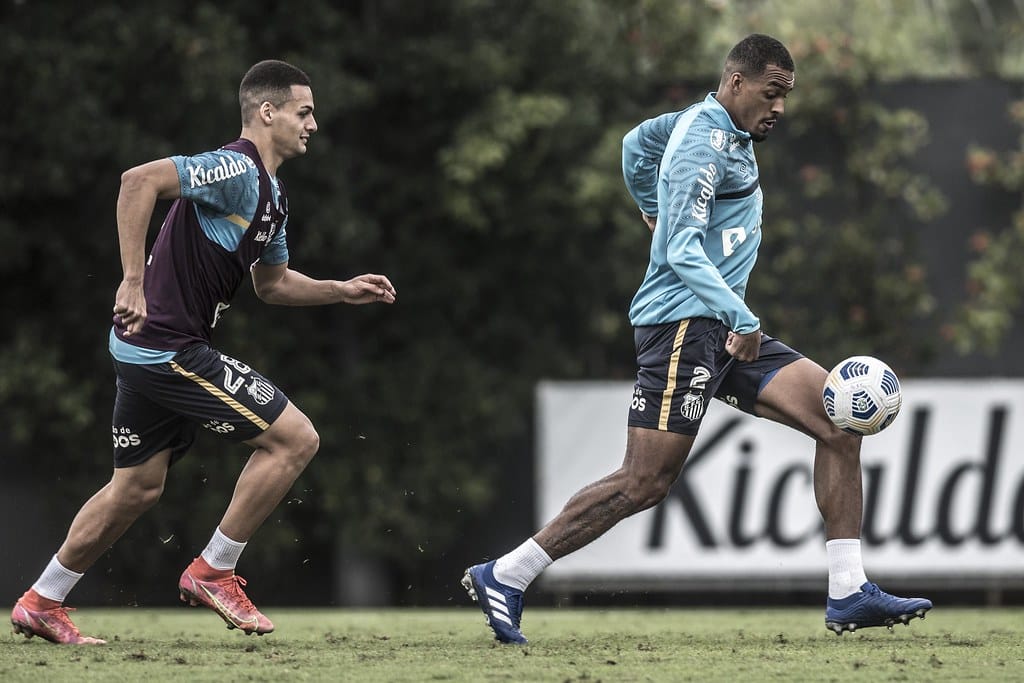 Dupla de zagueiros do Santos, est&aacute; pr&oacute;xima de voltar aos gramados