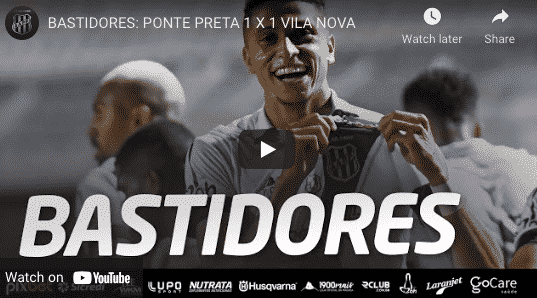 Confira os bastidores da partida entre Ponte Preta x Vila Nova