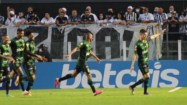 Santos x Am&eacute;rica-MG como aconteceu &ndash; Resultado, destaques e rea&ccedil;&atilde;o