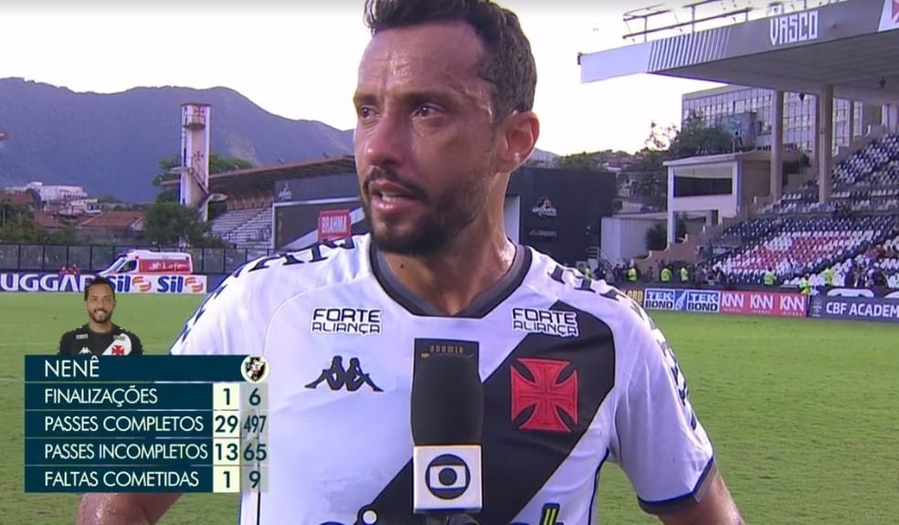 Nen&ecirc; se emociona e pede desculpas para torcida: &ldquo;vergonha&rdquo;