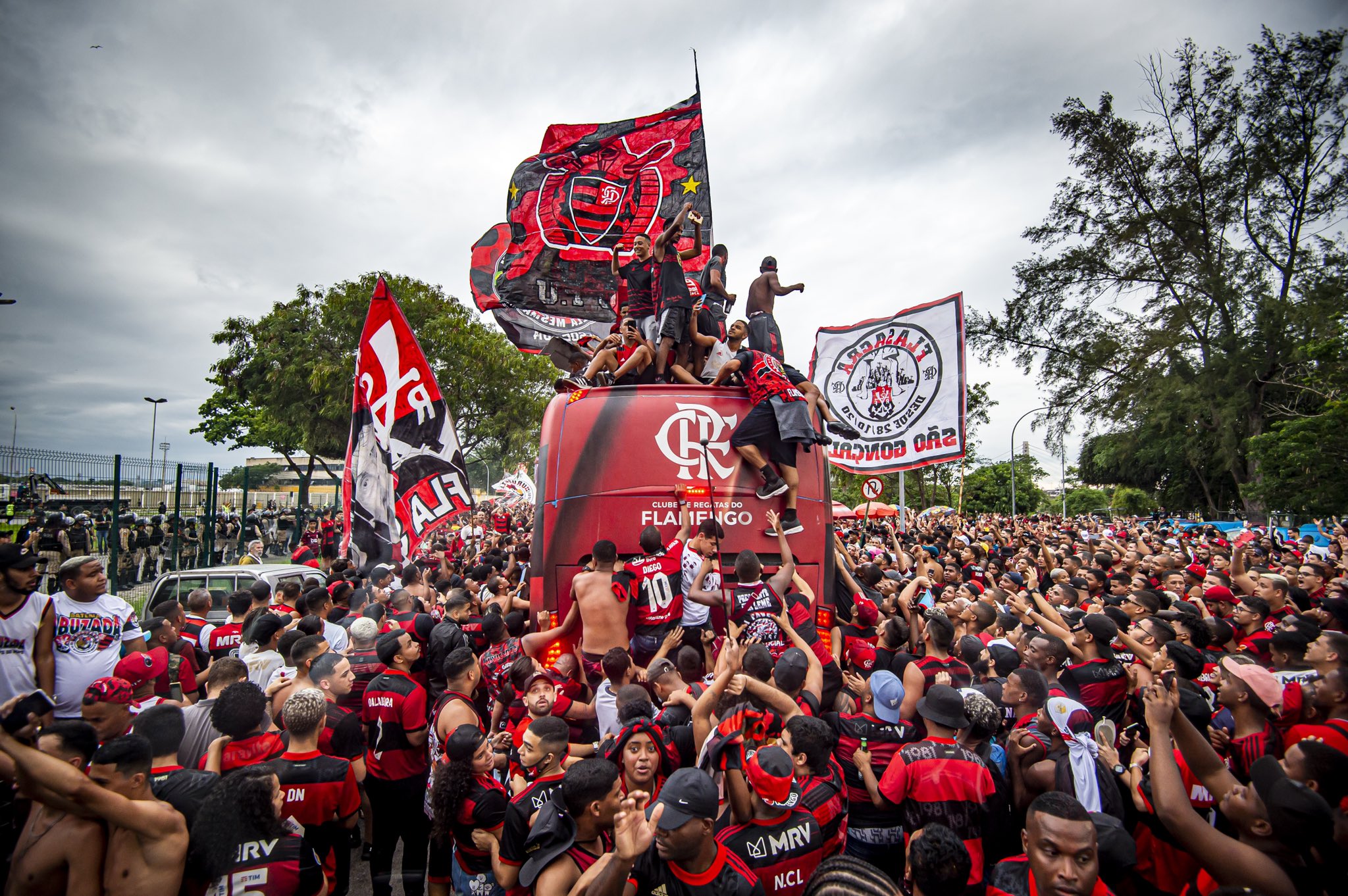 Flamengo: torcida faz festa em despedida do time do Rio de Janeiro