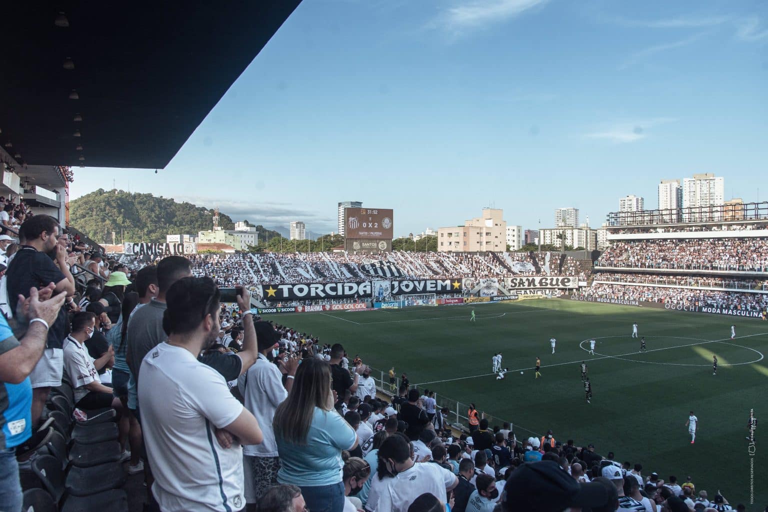 Santos tem lucro de R$ 24.787,68 na bilheteria do jogo contra o Palmeiras