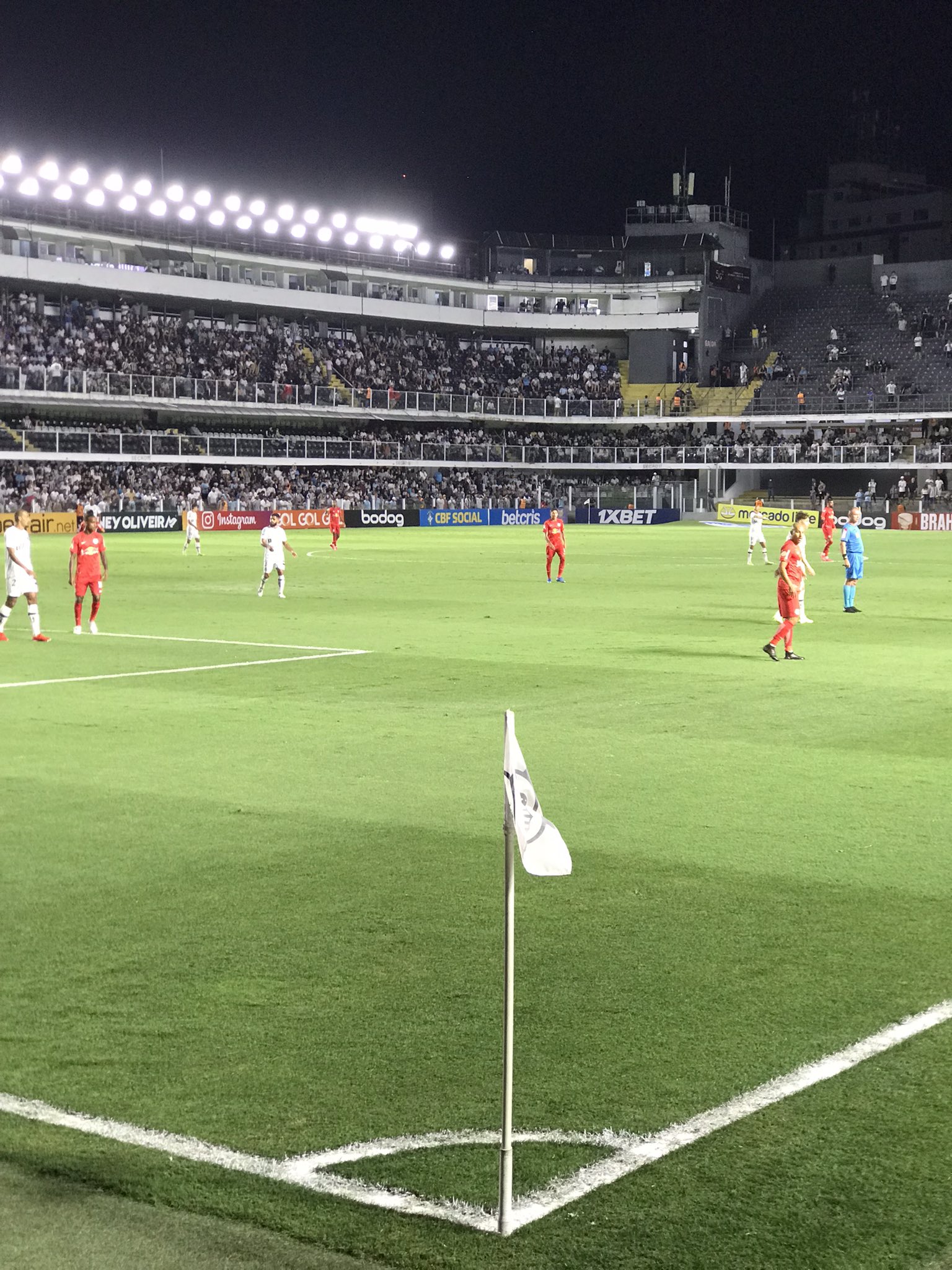Santos teve lucro de R$ 6 mil na vitória contra o Red Bull Bragantino