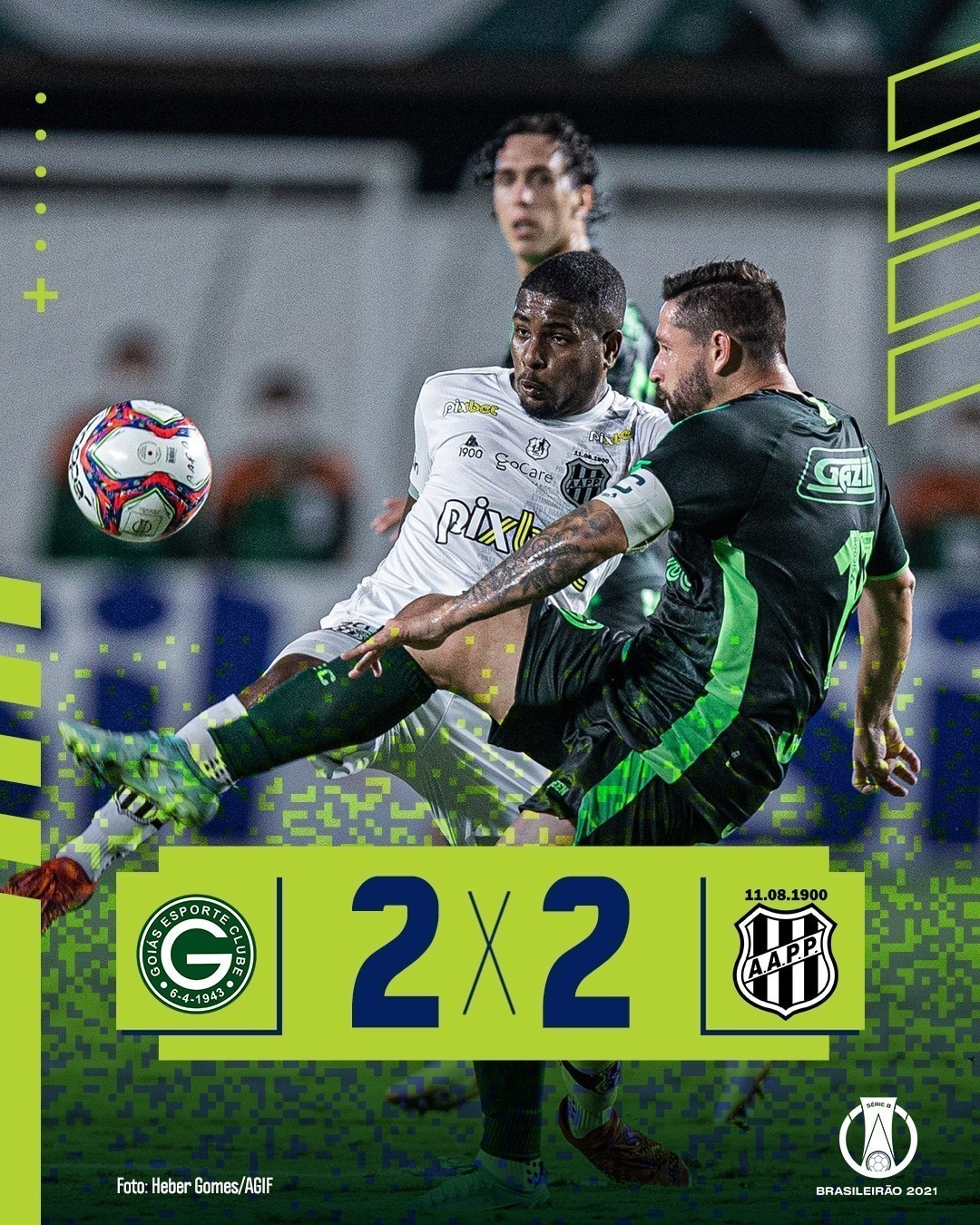 Goiás x Ponte Preta como aconteceu – pontuação, destaques e reação