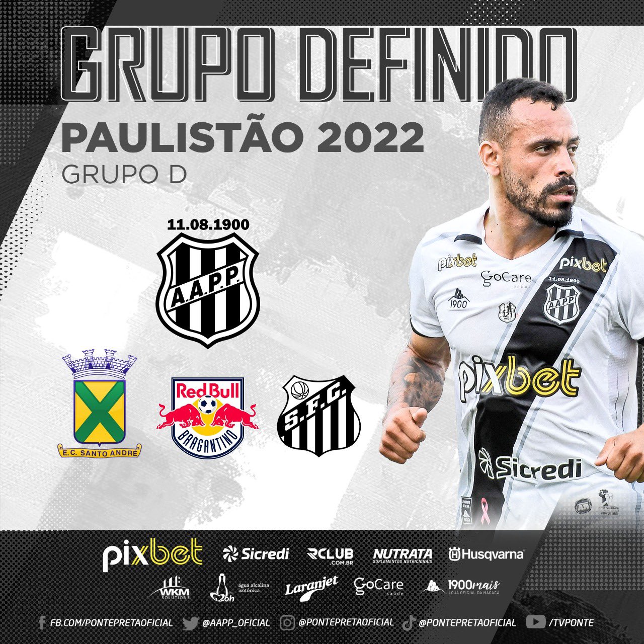Ponte Preta cai no Grupo D no Paulist&atilde;o 2022