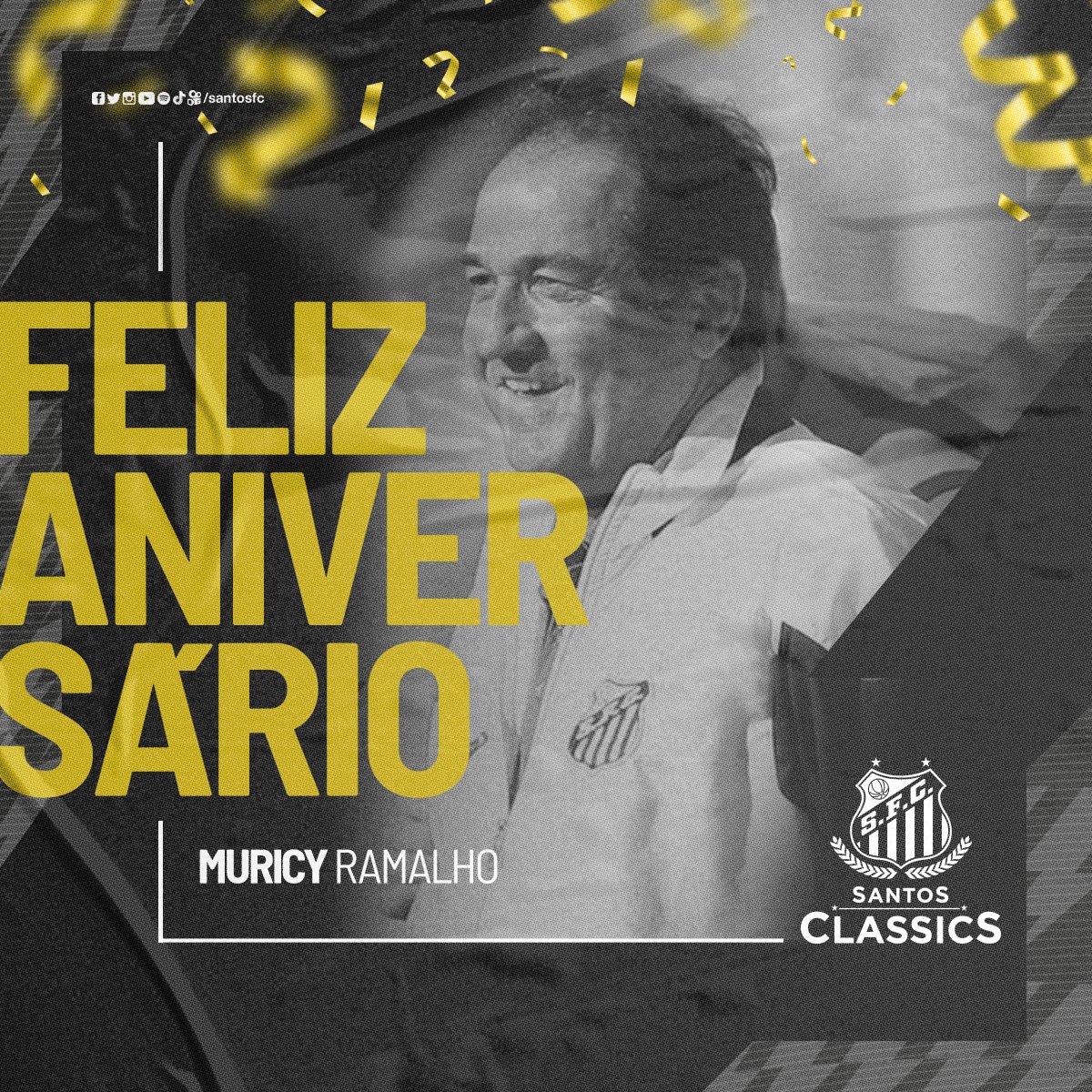 Santos parabeniza Muricy: &ldquo;Um dos t&eacute;cnicos mais campe&otilde;es da nossa hist&oacute;ria&rdquo;