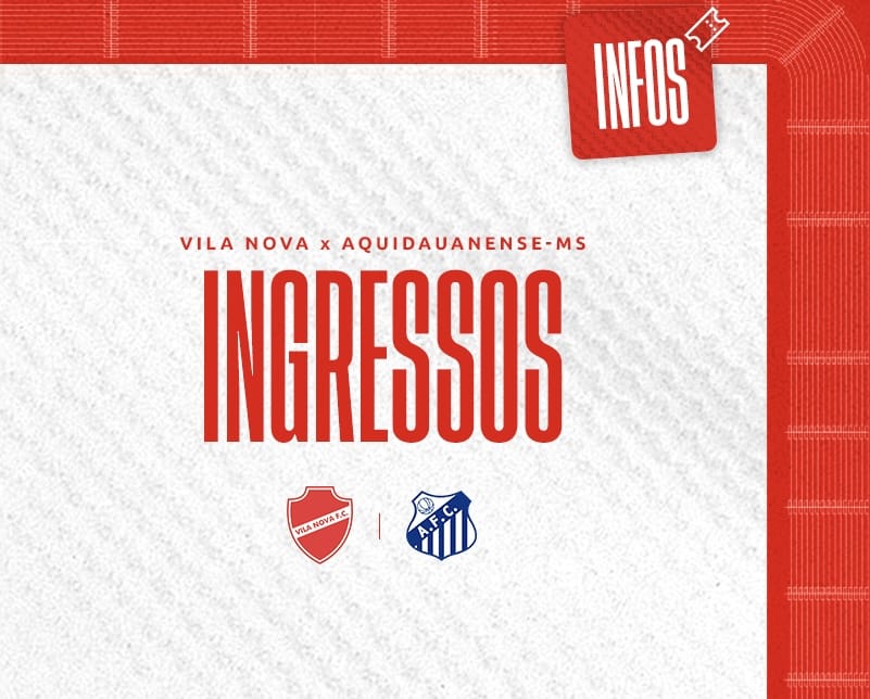 Com bilhetes a partir de R$ 10, Vila Nova divulga detalhes da venda de ingressos para Copa Verde