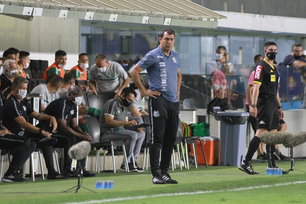 Carille relembra história no Corinthians, mas foca no Santos: “Busco a minha felicidade no Santos”