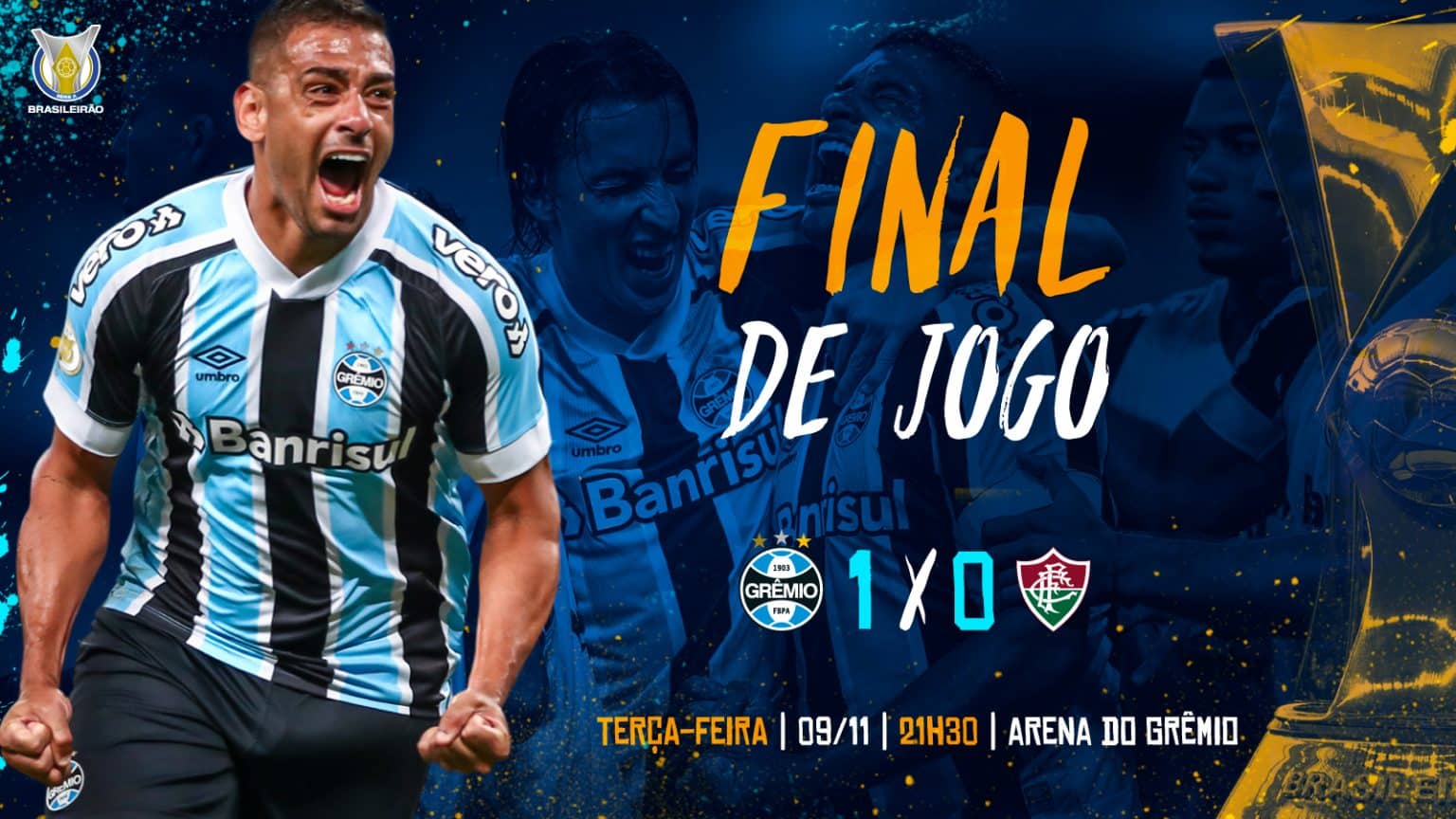 Gr&ecirc;mio x Fluminense como aconteceu &ndash; resultado, destaques e rea&ccedil;&atilde;o