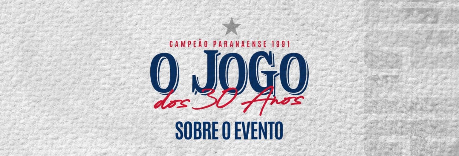 Paran&aacute; Clube: o jogo dos 30 anos