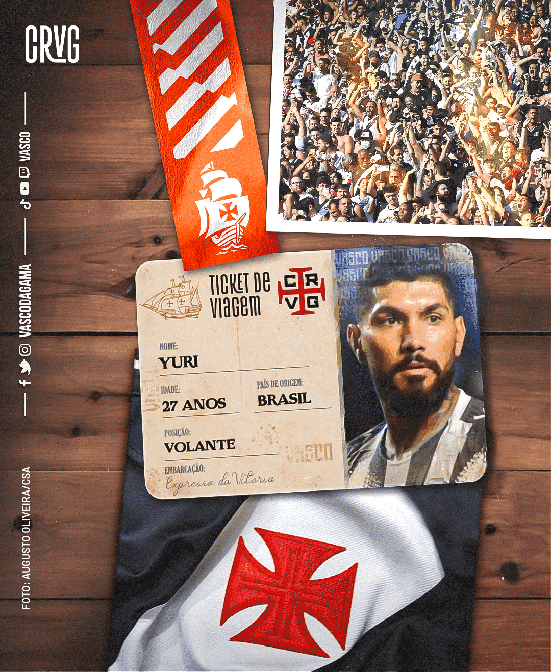 Vasco confirma seus primeiros refor&ccedil;os para 2022