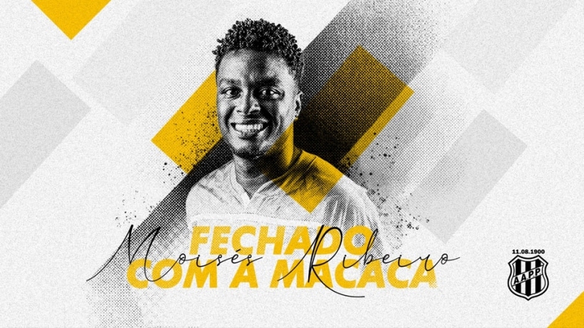 Mois&eacute;s Ribeiro &eacute; a primeira contrata&ccedil;&atilde;o da Ponte Preta para 2022