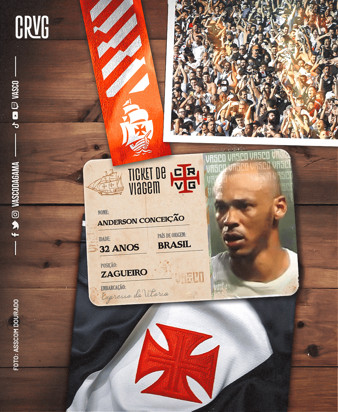 Vasco anuncia mais duas contrata&ccedil;&otilde;es