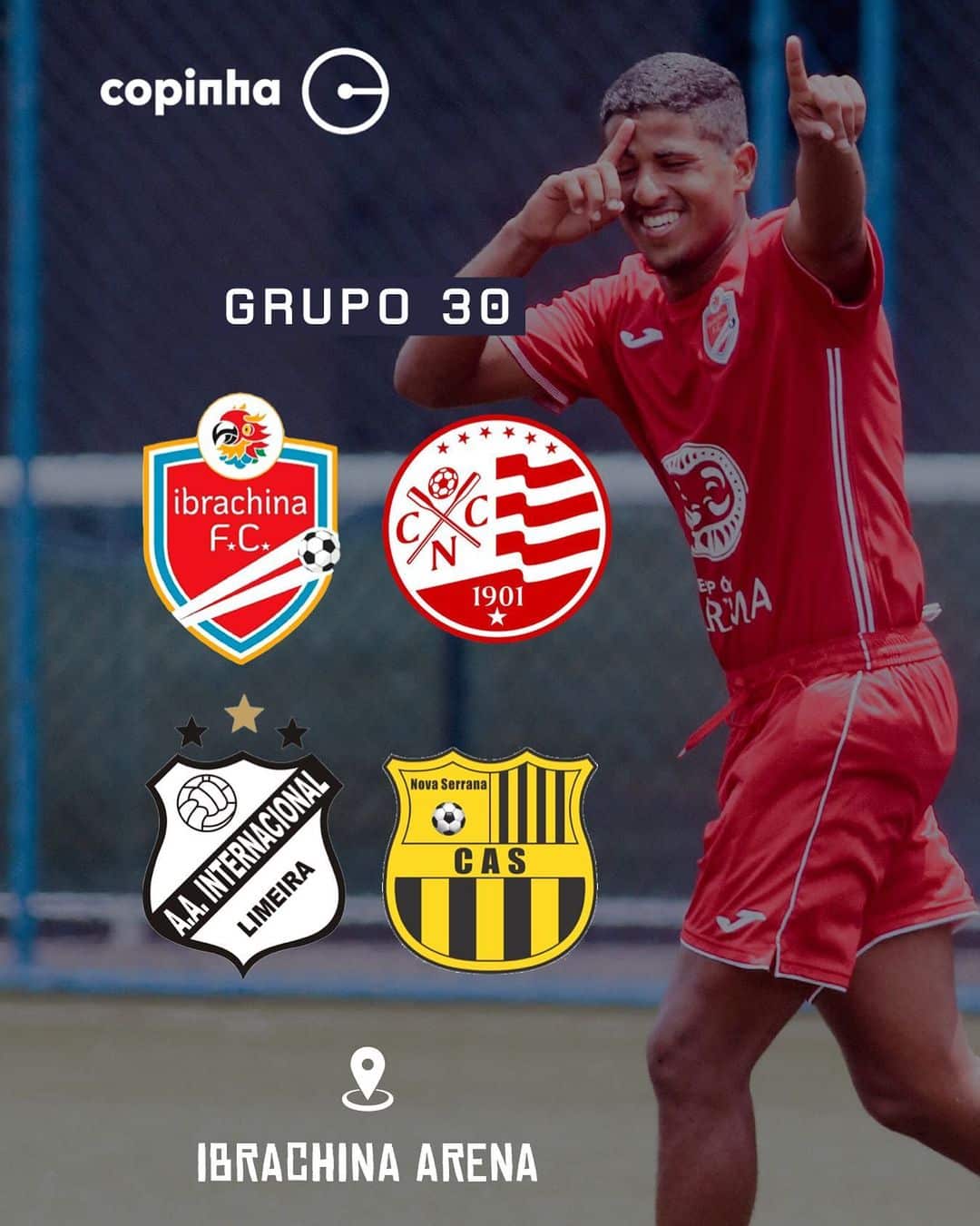 Ibrachina conhece adversários e agenda da Copinha 2022