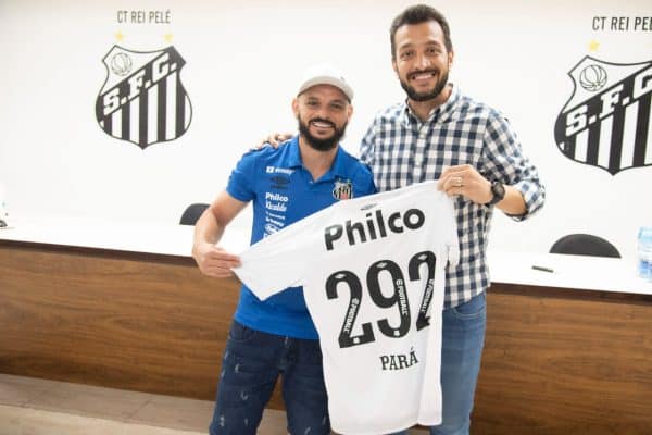 Par&aacute; agradece ao Santos e relembra t&iacute;tulo da Libertadores: &ldquo;Meu nome est&aacute; cravado&rdquo;