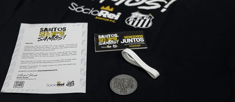 Santos enviar&aacute; Kit de presente para s&oacute;cios