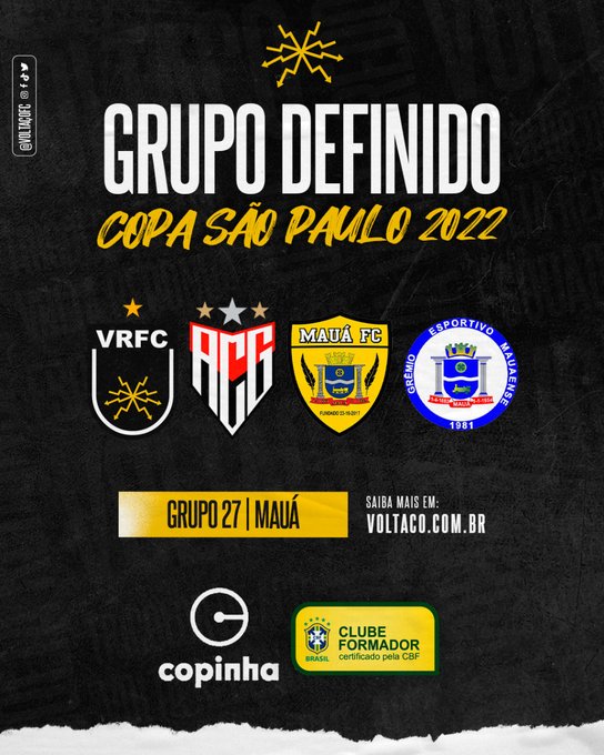 Confira o grupo do Volta Redonda na Copinha