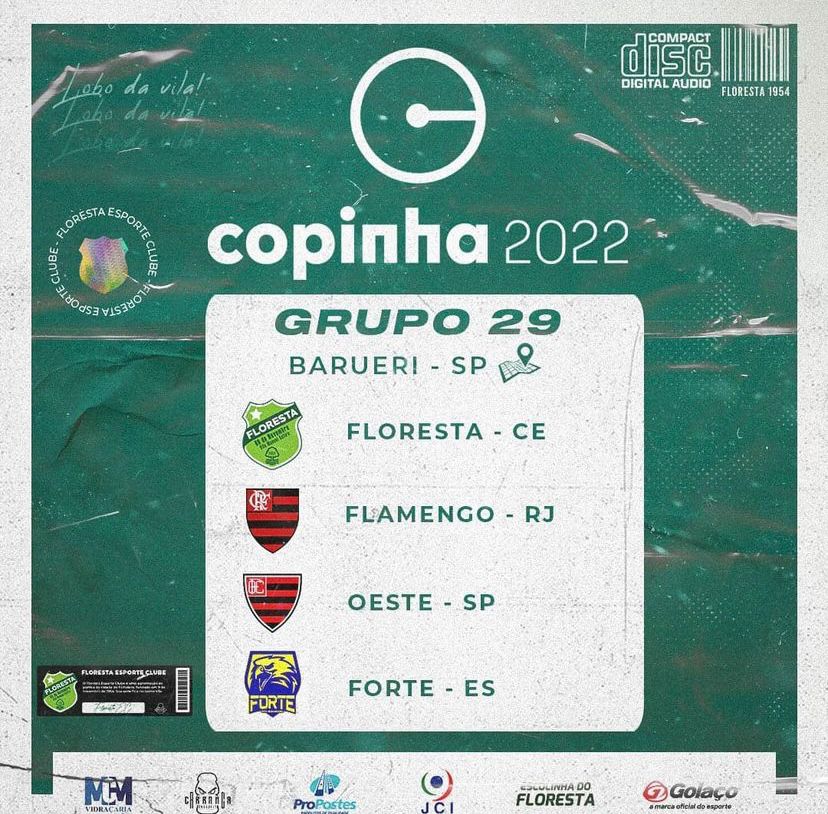 Floresta conhece advers&aacute;rios na Copinha 2022