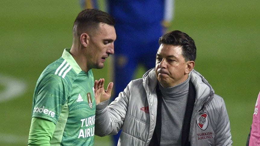 Armani comenta possível saída de Gallardo: “Vai ser difícil se ele não estiver lá”