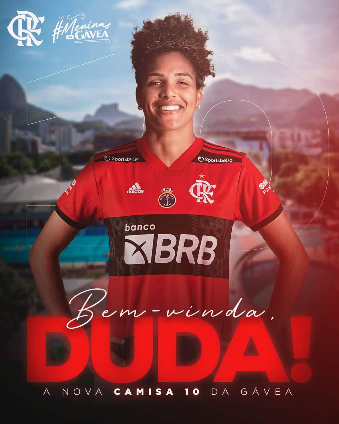 Duda é a mais nova Menina da Gávea