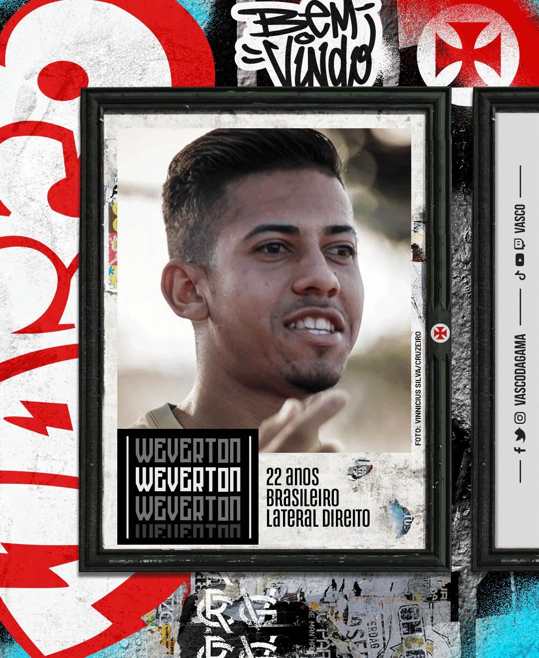 Vasco anuncia a contrata&ccedil;&atilde;o do lateral Weverton