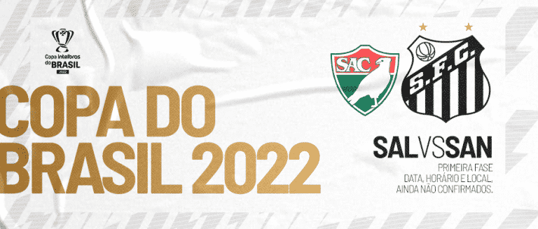 Santos enfrentará o Salgueiro-PE na 1ª fase da Copa do Brasil