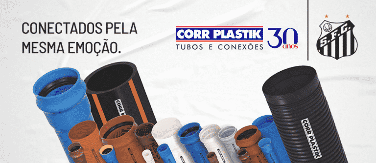 Santos anuncia patroc&iacute;nio da Corr Plastik para equipes masculina e feminina