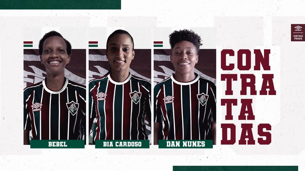 Fluminense anuncia tr&ecirc;s refor&ccedil;os no futebol feminino