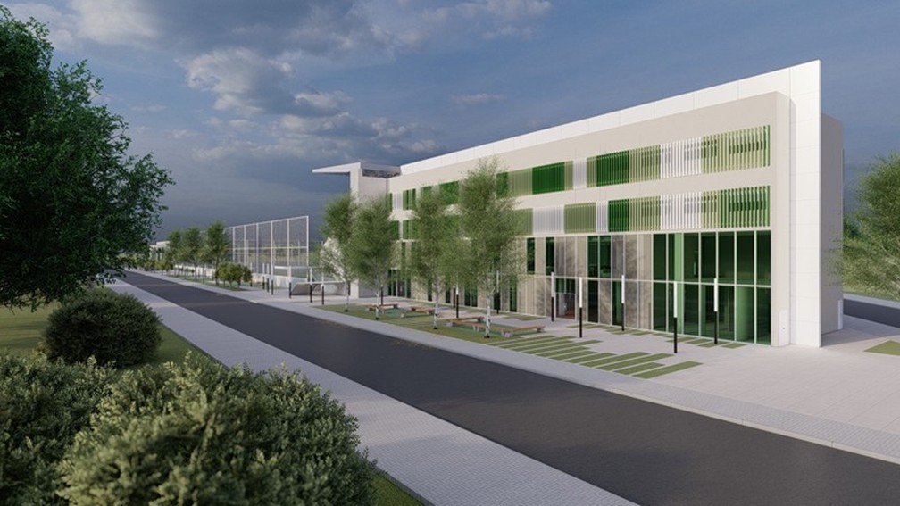 Projeto do novo CT da base. Divulga&ccedil;&atilde;o: Palmeiras