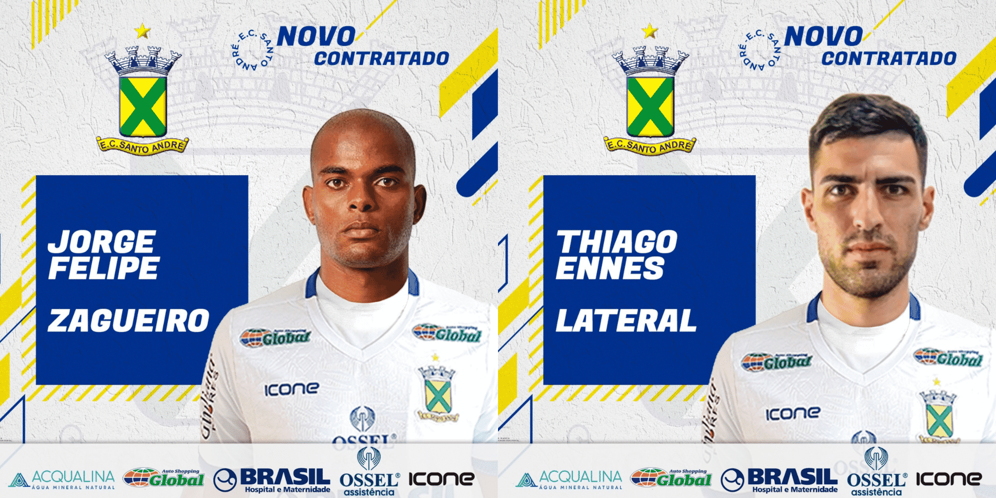 Santo Andr&eacute; anuncia mais refor&ccedil;os para o Paulist&atilde;o 2022