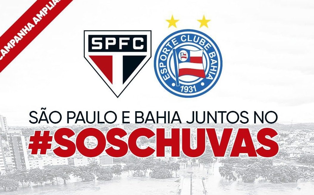 S.O.S Chuva! São Paulo e Bahia se unem para arrecadar doações às familias afetadas pelas chuvas