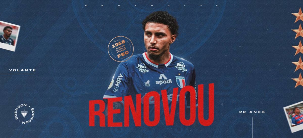 Volante Éderson é renovado pelo Fortaleza