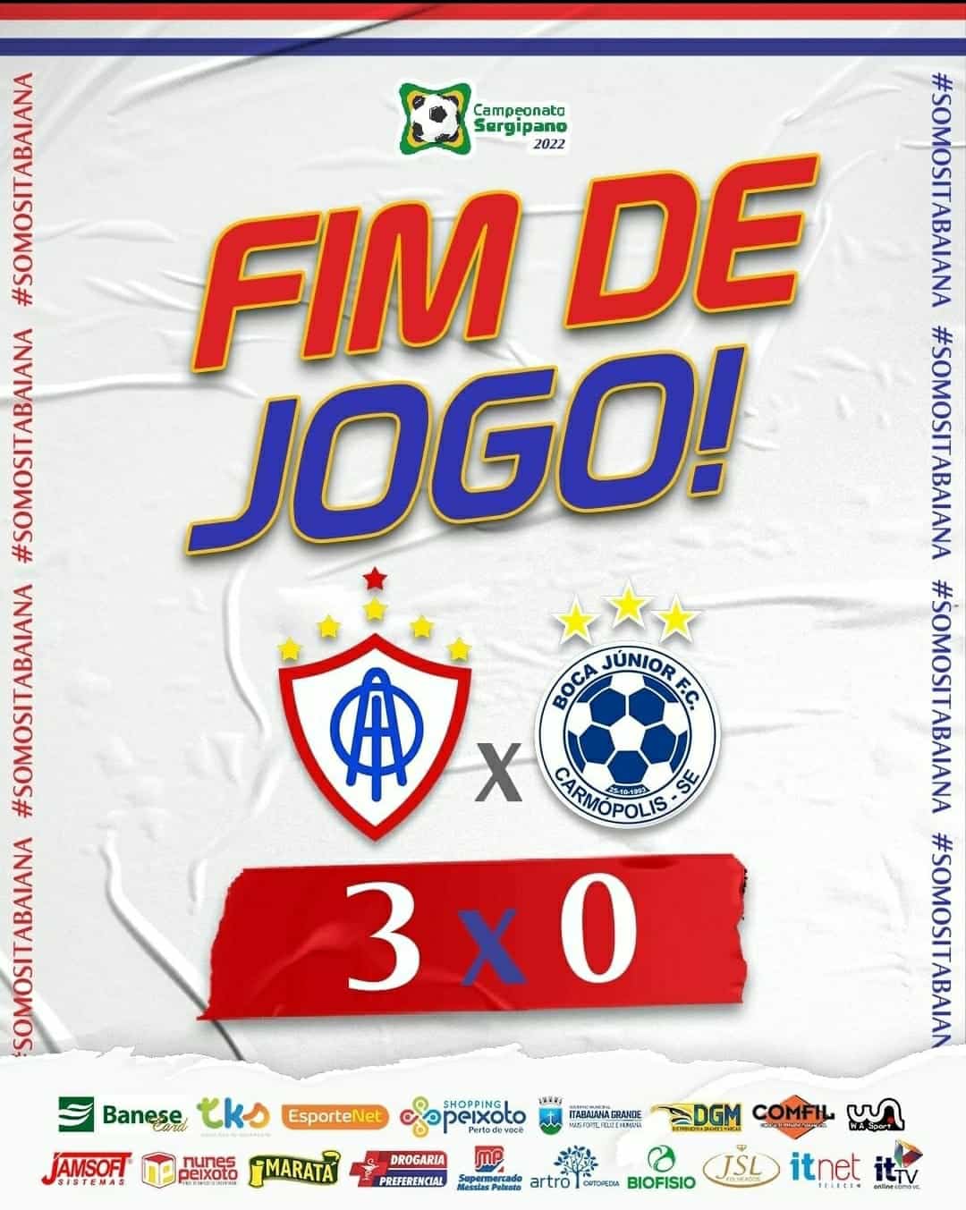 Itabaiana x Boca J&uacute;nior como aconteceu &ndash; Resultado, destaques e rea&ccedil;&atilde;o