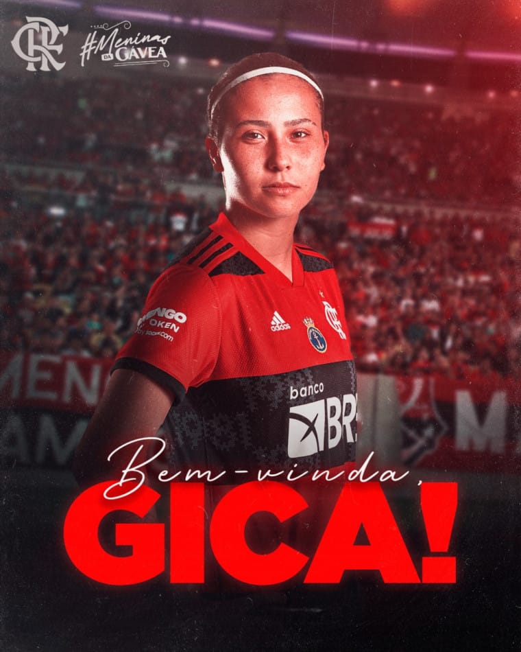 Gica é a nova atacante do Flamengo