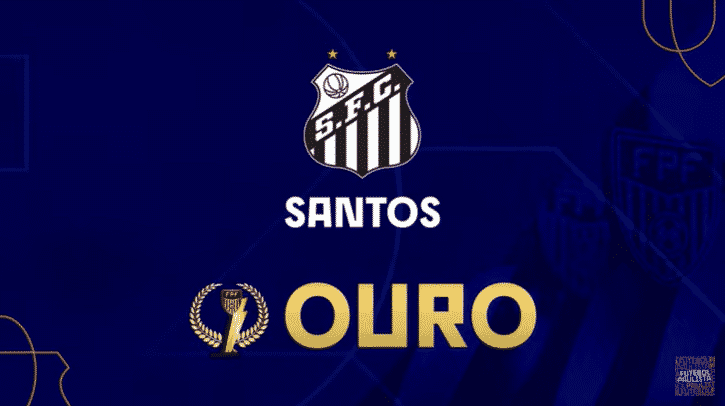 Santos recebe trof&eacute;u Ouro, da Federa&ccedil;&atilde;o Paulista de Futebol