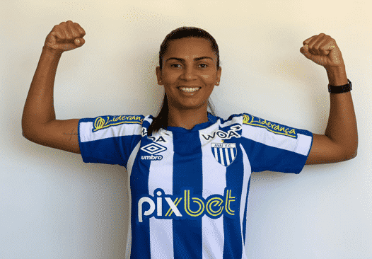 Rec&eacute;m-chegada, Samhia deseja fazer hist&oacute;ria pelo Ava&iacute;: &ldquo;Quero fazer hist&oacute;ria pelo clube&rdquo;