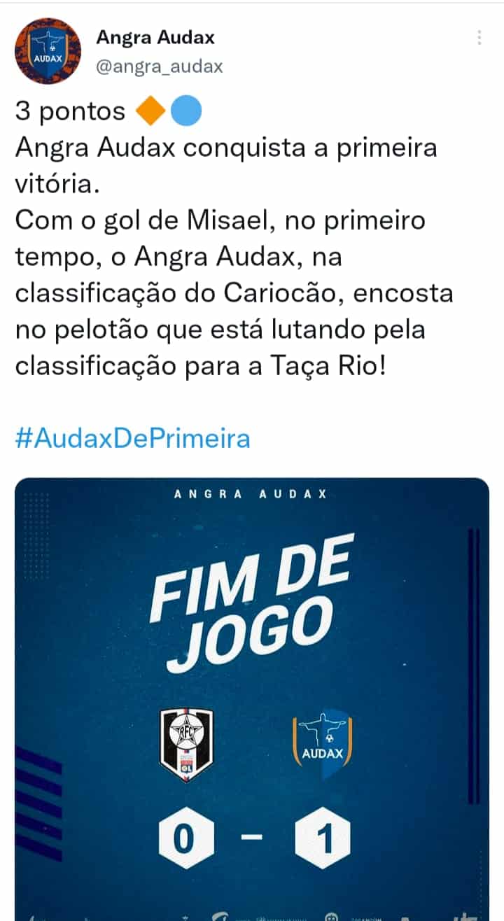 Resende x Audax-RJ como aconteceu - Resultado, destaques e reação