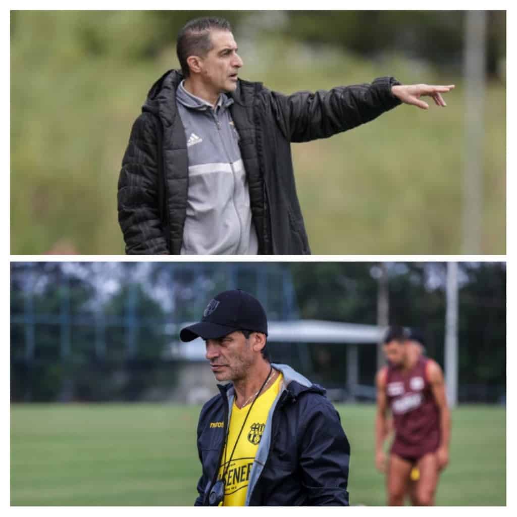 Compare os números recentes de Fabian Bustos e Renato Paiva, técnicos ‘cotados’ para assumir o Santos