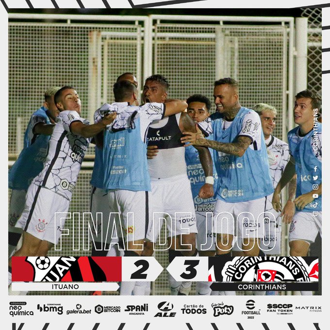 ITUANO X CORINTHIANS COMO ACONTECEU &ndash; RESULTADO, DESTAQUE E REA&Ccedil;&Atilde;O