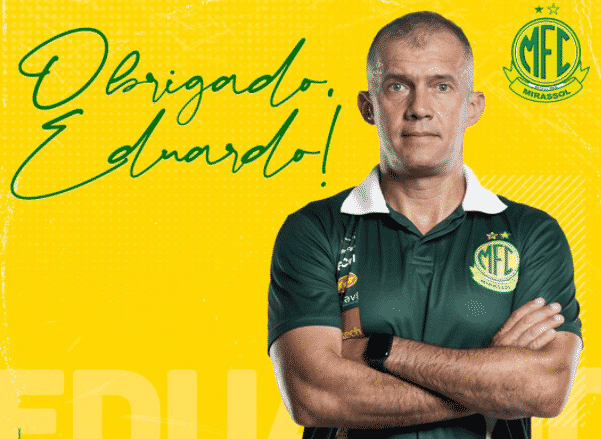 Mirassol anuncia sa&iacute;da do t&eacute;cnico Eduardo Baptista