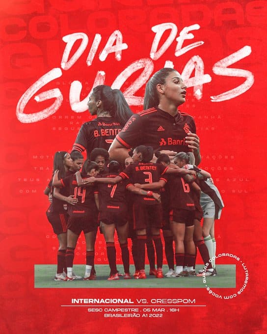 Gurias Coloradas encaram o Cresspom na estreia do Brasileir&atilde;o