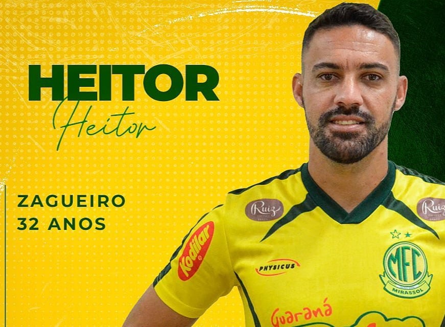 Heitor &eacute; o oitavo refor&ccedil;o do Mirassol para a S&eacute;rie C 2022