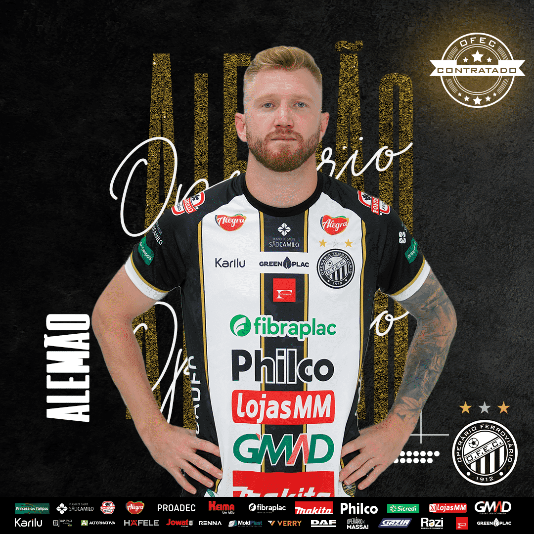 Mais um para a conta! Alem&atilde;o &eacute; o mais novo refor&ccedil;o do Oper&aacute;rio-PR para a temporada 2022