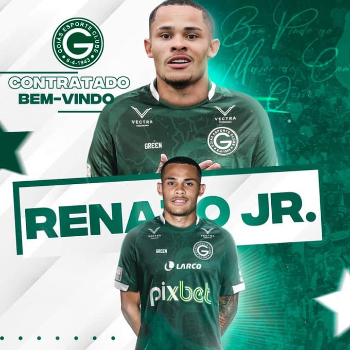 Goiás contrata Renato Júnior, Luan e Dadá retornam
